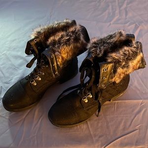 Black Dressy Winter Boots